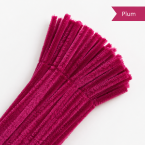 Plum Pipe Cleaners - 100 pcs