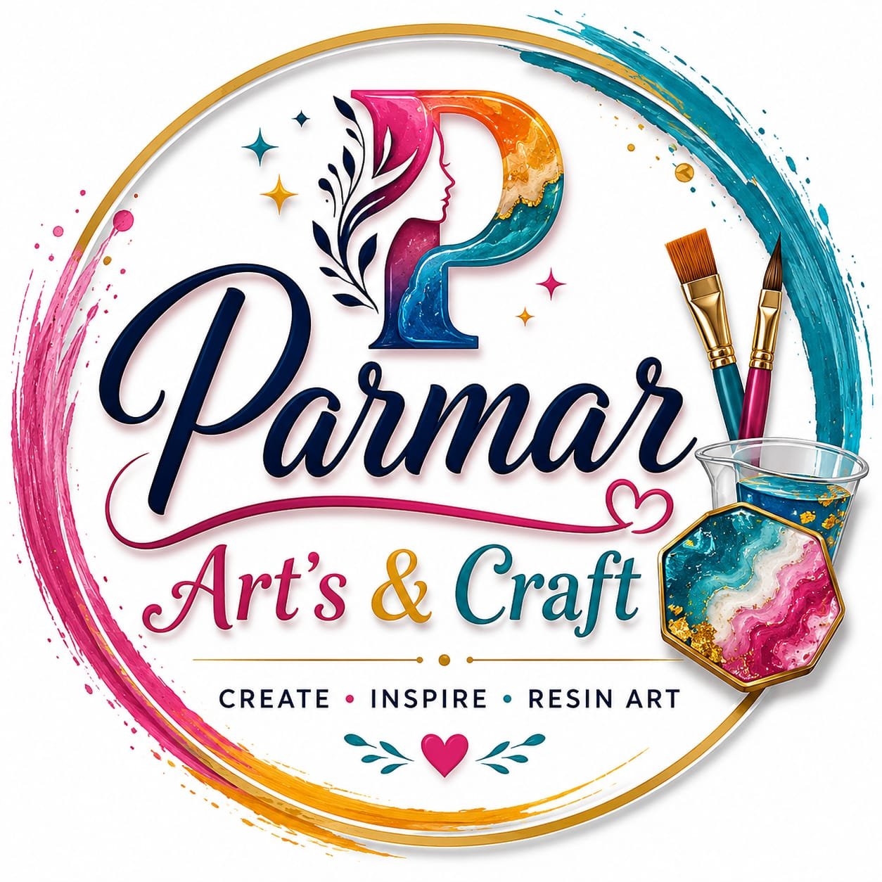 Parmar Art's & Craft logo