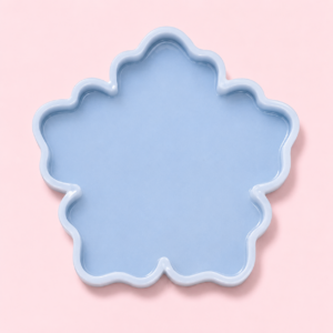 5" Plain Flower Coaster Mould